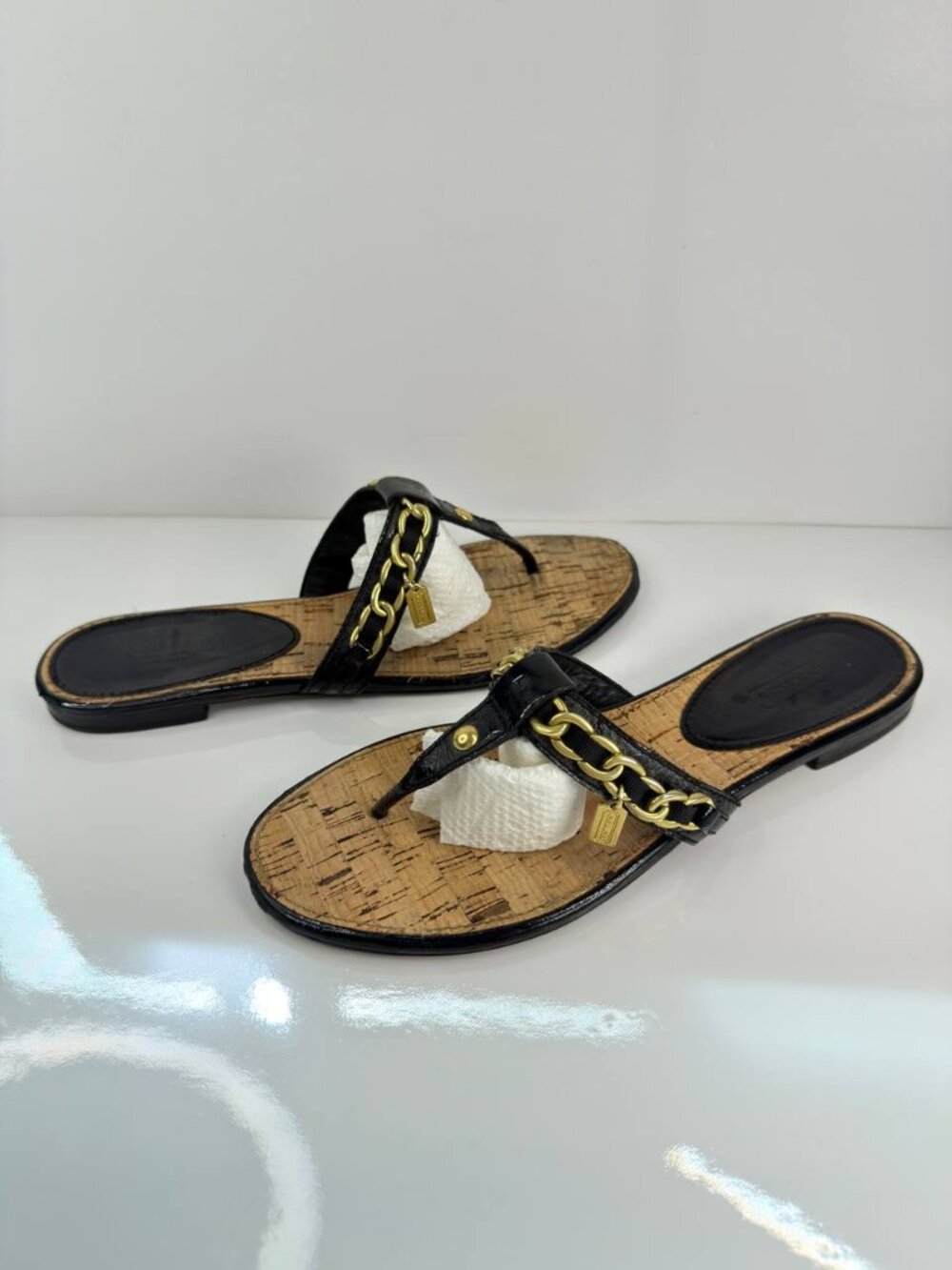 Coach Women’s Flip Flop Sandals – Size 9B